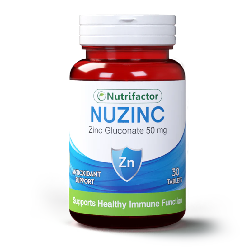 NUTRIFACTOR NUZINC 50MG (30S)