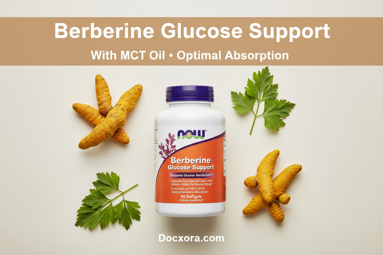 Berberine Glucose Support", "With MCT Oil • Optimal Absorption