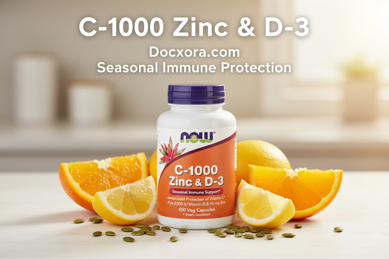 NOW C-1000 Zinc & D-3: The Triple-Action Immune Shield You Need This Season