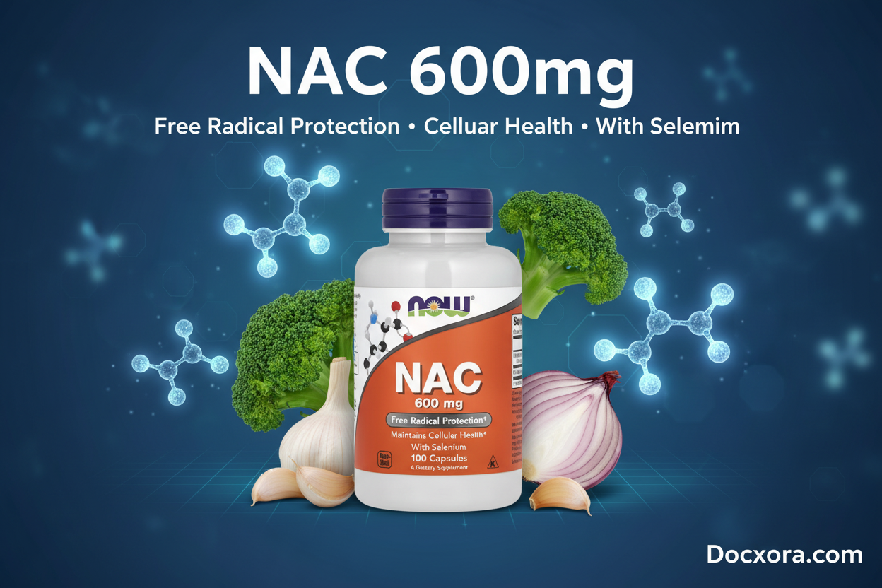 NOW Foods NAC 600mg with Selenium Review – Glutathione, Liver Detox & Immune Support