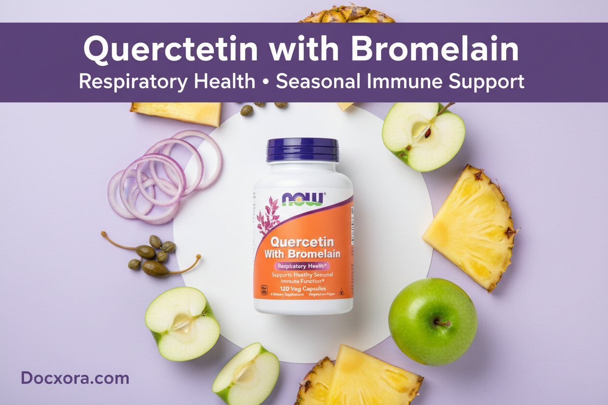 Respiratory Health • Seasonal Immune Support", and "Docxora.com