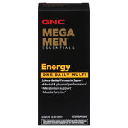 GNC MEGA MEN ENERGY ONE DAILY MULTI, 60 CAPLETS