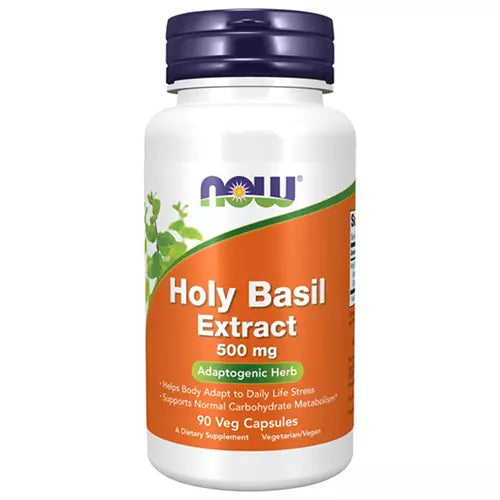 NOW HOLY BASIL EXTRACT 500 MG ADAPTOGENIC HERB (90 CAP)