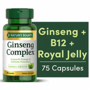 NB GINSENG COMPLEX WITH  ROYAL JELLY 2MG, (75 CAPSULES)