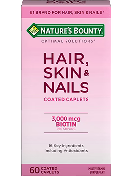 NB HAIR ,SKIN & NAILS 3,000mcg BIOTIN (60 CAPLETS) OS