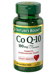 NB CO Q-10 100MG PLUS L-CARNITINE (60 SOFTGELS)