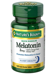 NB QUICK DISSOLVE MELATONIN 3MG (120 TAB)