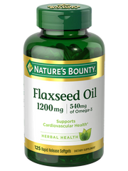 NB FLAXSEED OIL 1200 MG (125 SOFTGELS)