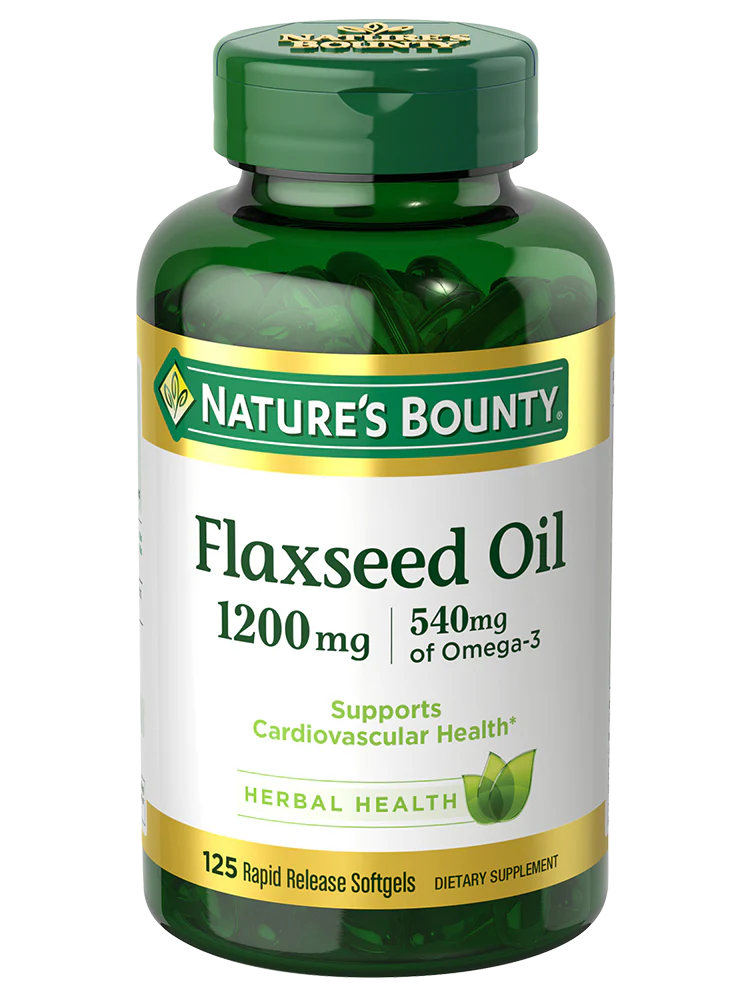 NB FLAXSEED OIL 1200 MG (125 SOFTGELS)