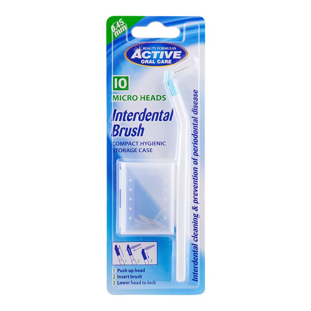 ACTIVE INTERDENTAL BRUSH 0.45MM (10 MICRO HEADS)
