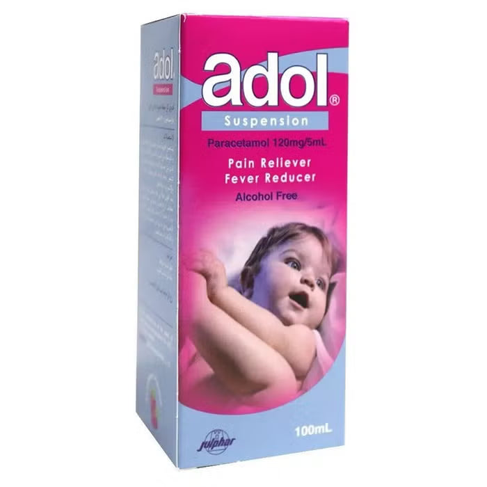 ADOL SYRUP IMP (PARACETAMOL 120MG/5ML) '' EXPIRY DATE 11/2026