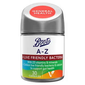 BOOTS A-Z LIVE FRIENDLY BACTERIA (30 CAP)
