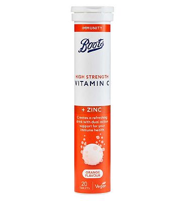 BOOTS HIGH STRENGTH VITAMIN C ORANGE (20 TABLETS)
