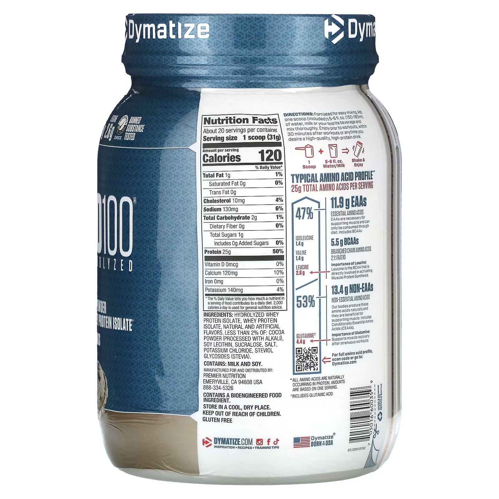 DYMATIZE ISO 100 MIX FLAVOURS 1.36 LBS (620 G)