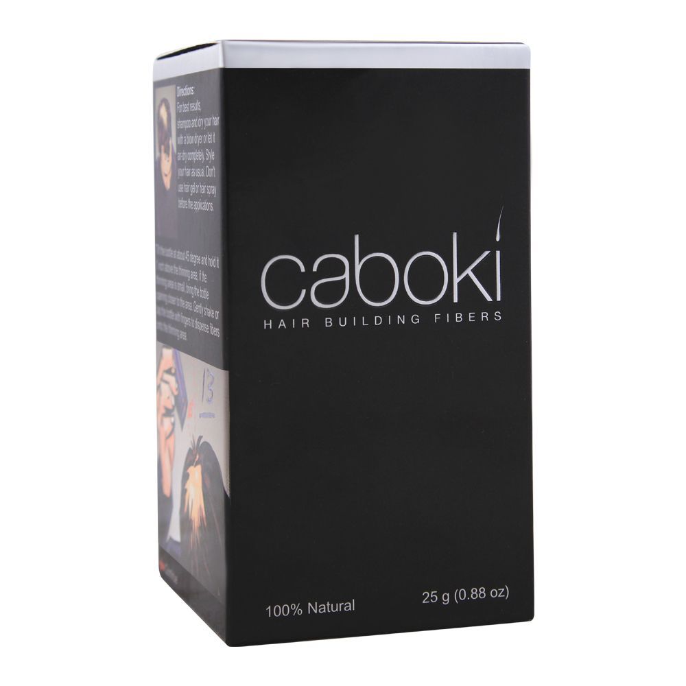 CABOKI HAIR BUILDING FIBERS BLACK COLOUR (25 GM)
