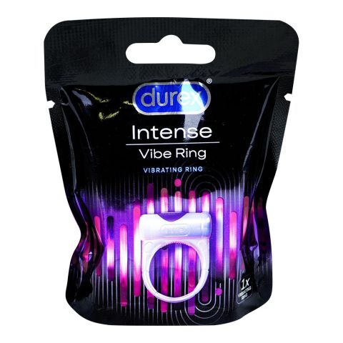 Durex Intense Vibe Ring – Vibrating Cock Ring with Stimulating Vibrations, Stretch-to-Fit, Quiet & Discreet – 1 Unit – docxora.com Pakistan