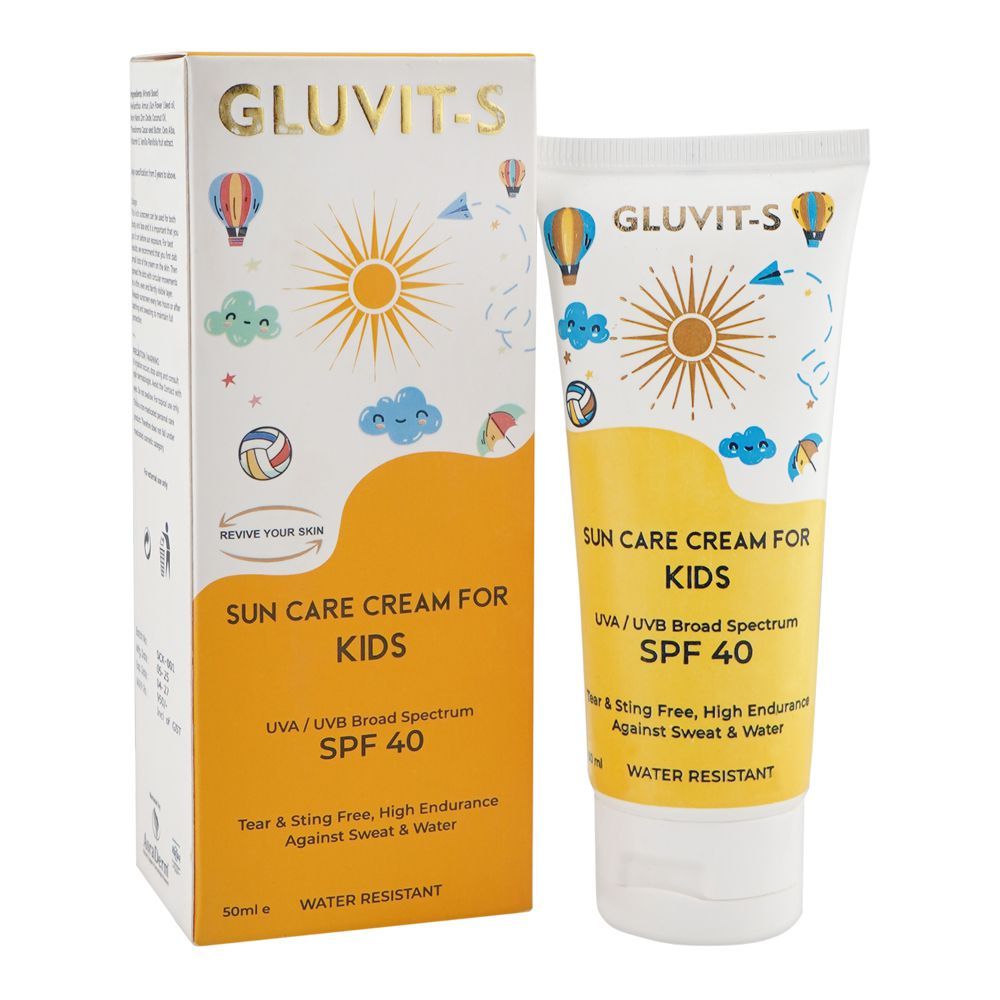 GLUVIT-S SUN CARE CREAM FOR KIDS SPF 40 (50 ML)