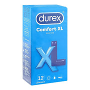 Durex Comfort XL Easy-On Condoms 12 Pack – Extra Large Size, Lubricated, Natural Rubber Latex – Available at docxora.com Pakistan
