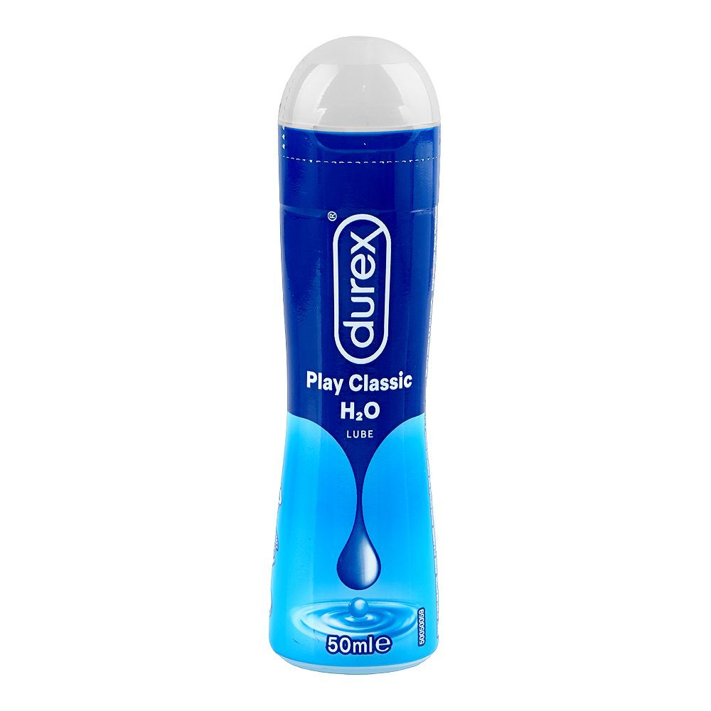 Durex Play Classic H2O Lubricant 50ml – Water-Based Personal Lube, Condom Compatible, Dermatologically Tested – Available at docxora.com Pakistan