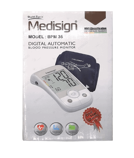 MEDISIGN DIGITAL BLOOD PRESSURE MONITOR BPM-36
