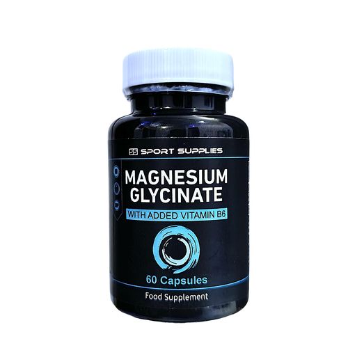 Sport Supplies High Strength Magnesium Glycinate Capsules with Vitamin B6 - 120 Capsules - 1500mg