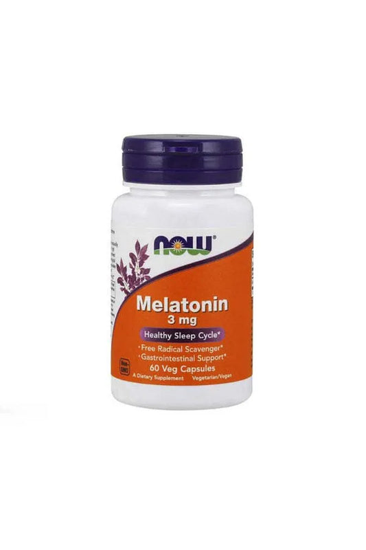 NOW MELATONIN 3 MG (60 CAP)