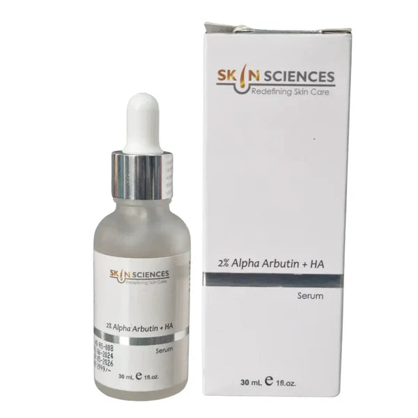 QHC SKIN SCIENCES 2% ALPHA ARBUTIN +HA SERUM (30 ML)