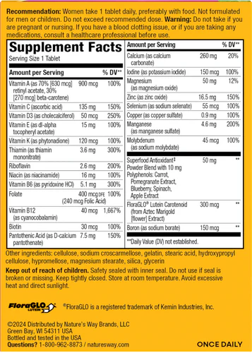 NATURE'S WAY ALIVE WOMEN'S 50+ COMPLETE MULTIVITAMINS