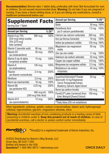 NATURE'S WAY ALIVE WOMEN'S COMPLETE MULTIVITAMIN
