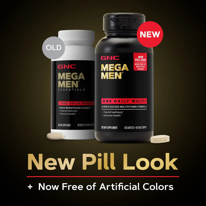 GNC MEGA MEN ONE DAILY MULTI 60'CAPLETS