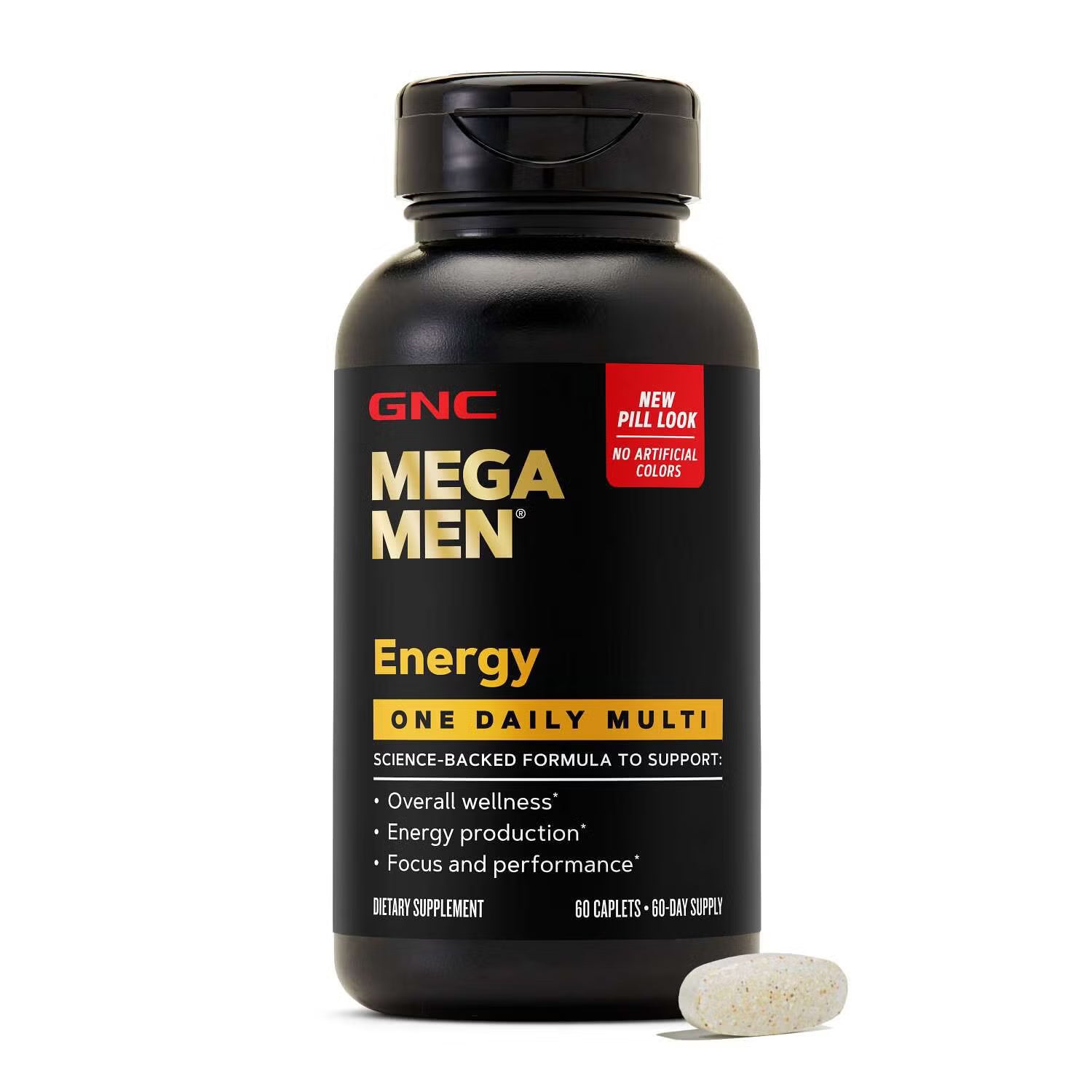 GNC MEGA MEN ENERGY ONE DAILY MULTI (60 CAPLET)