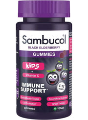 SAMBUCOL BLACK ELDERBERRY GUMMIES KIDZ+VIT C (30 GUMMIES)