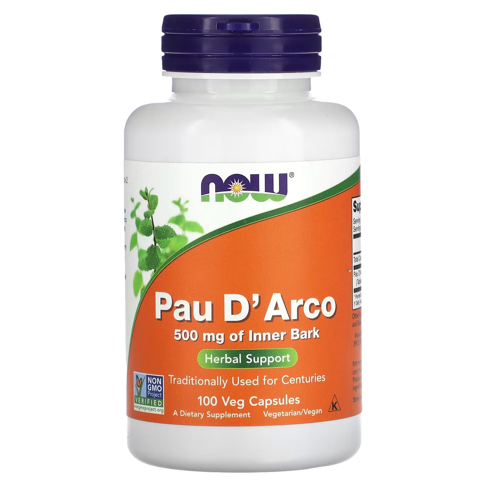 NOW PAU D ARCO 500 MG (100 CAP)