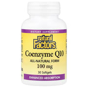 NATURAL FACTORS COENZYME Q10 100 MG (30 SOFTGELS)