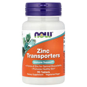 NOW Foods Zinc Transporters 90 Tablets (22mg per Tablet)