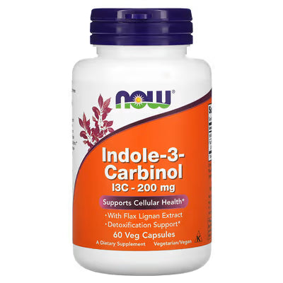 NOW INDOLE-3 CARBINOL 13C-200 MG (60 CAP)