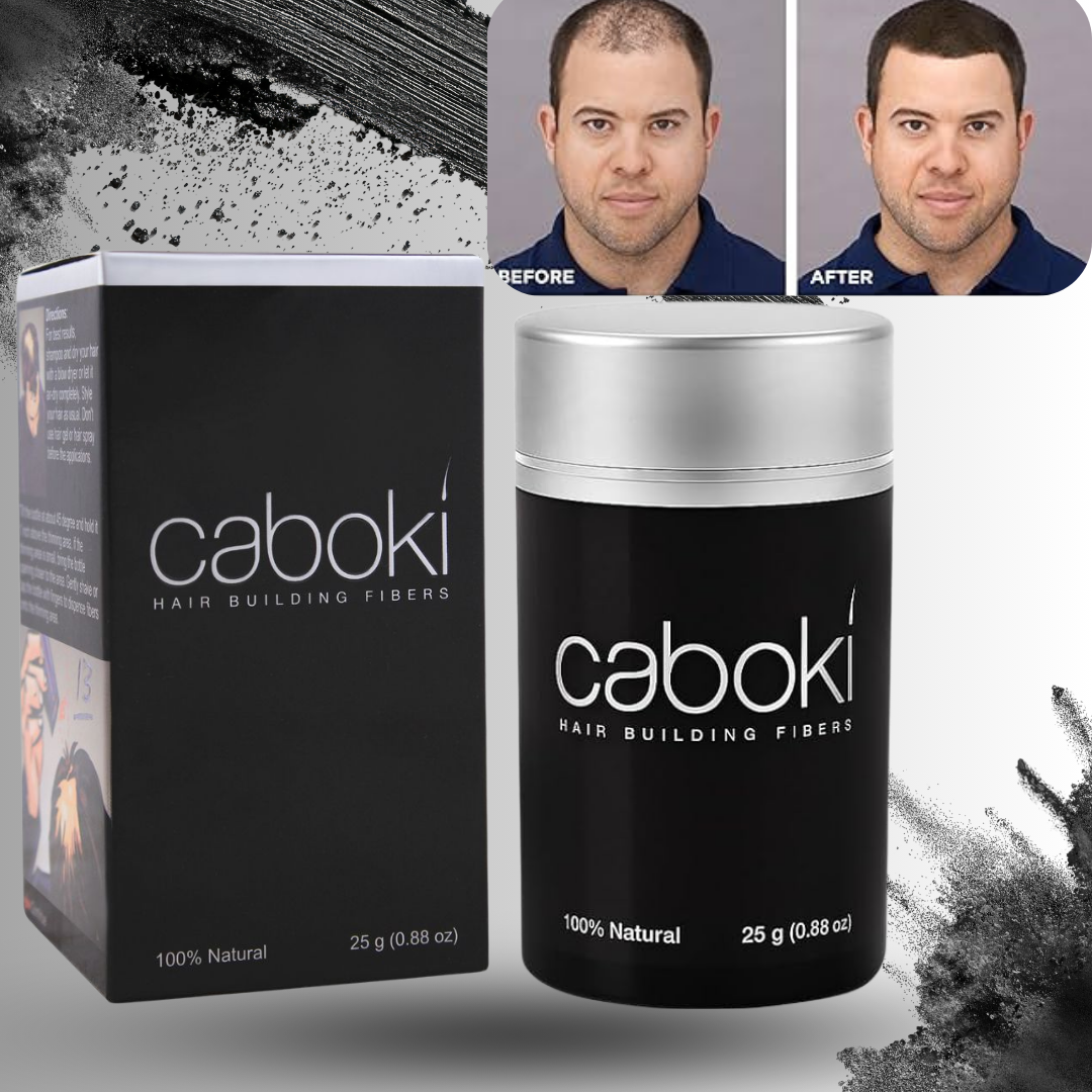 CABOKI HAIR BUILDING FIBERS MEDIUM BROWN (25 GM)
