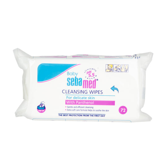SEBAMED BABY CLEANSING WIPES WITH PANTHENOL (72 WIPES)