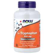 NOW L-TRYPTOPHAN 500 MG, 60,VEG CAPSULES