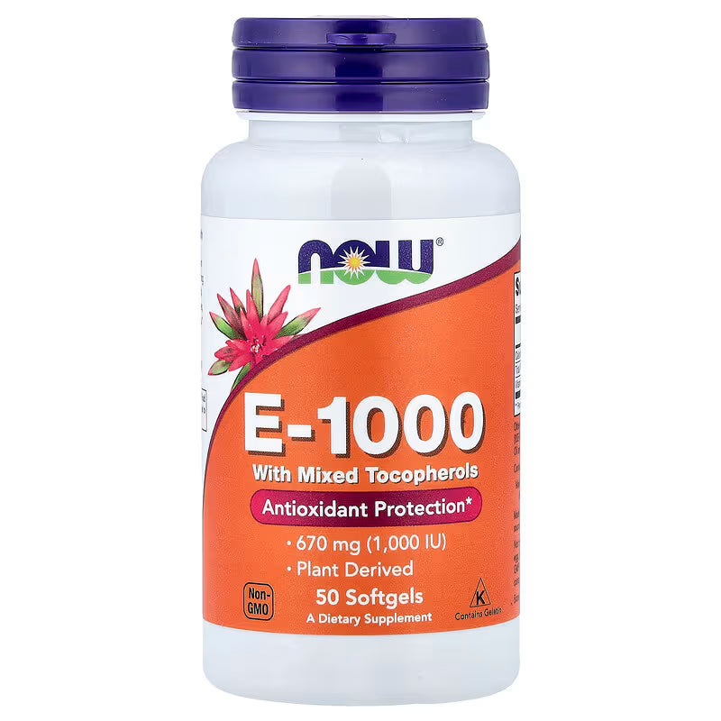NOW E-1000 670 MG (1000 IU) (50 SOFTGELS)