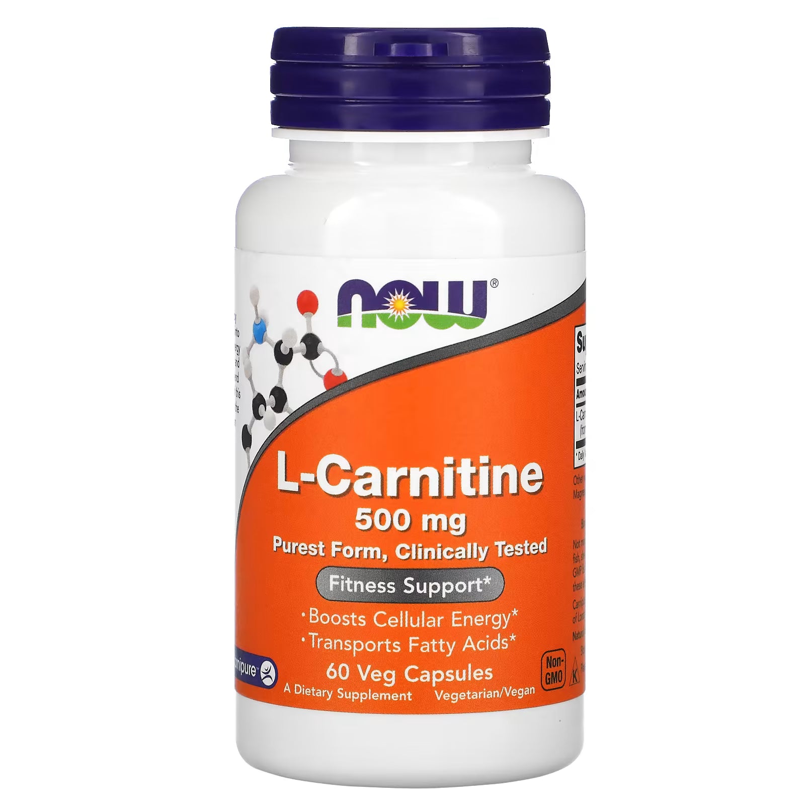 NOW L-CARNITINE 500 MG (60 CAP)