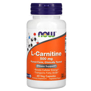 NOW L-CARNITINE 500 MG (60 CAP)