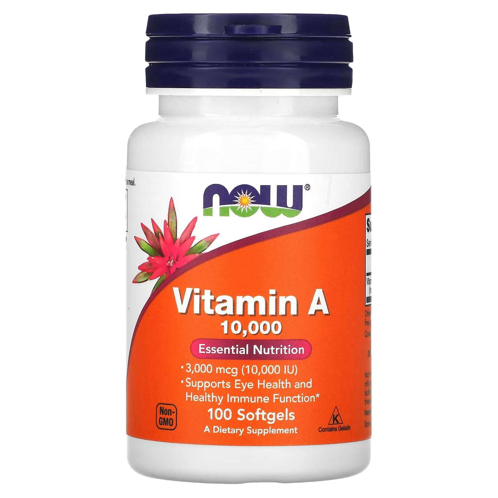 NOW VITAMIN A 10000 (100 SOFTGELS)