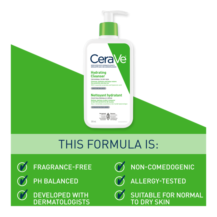 CERAVE HYDRATING CLEANSER 355ML