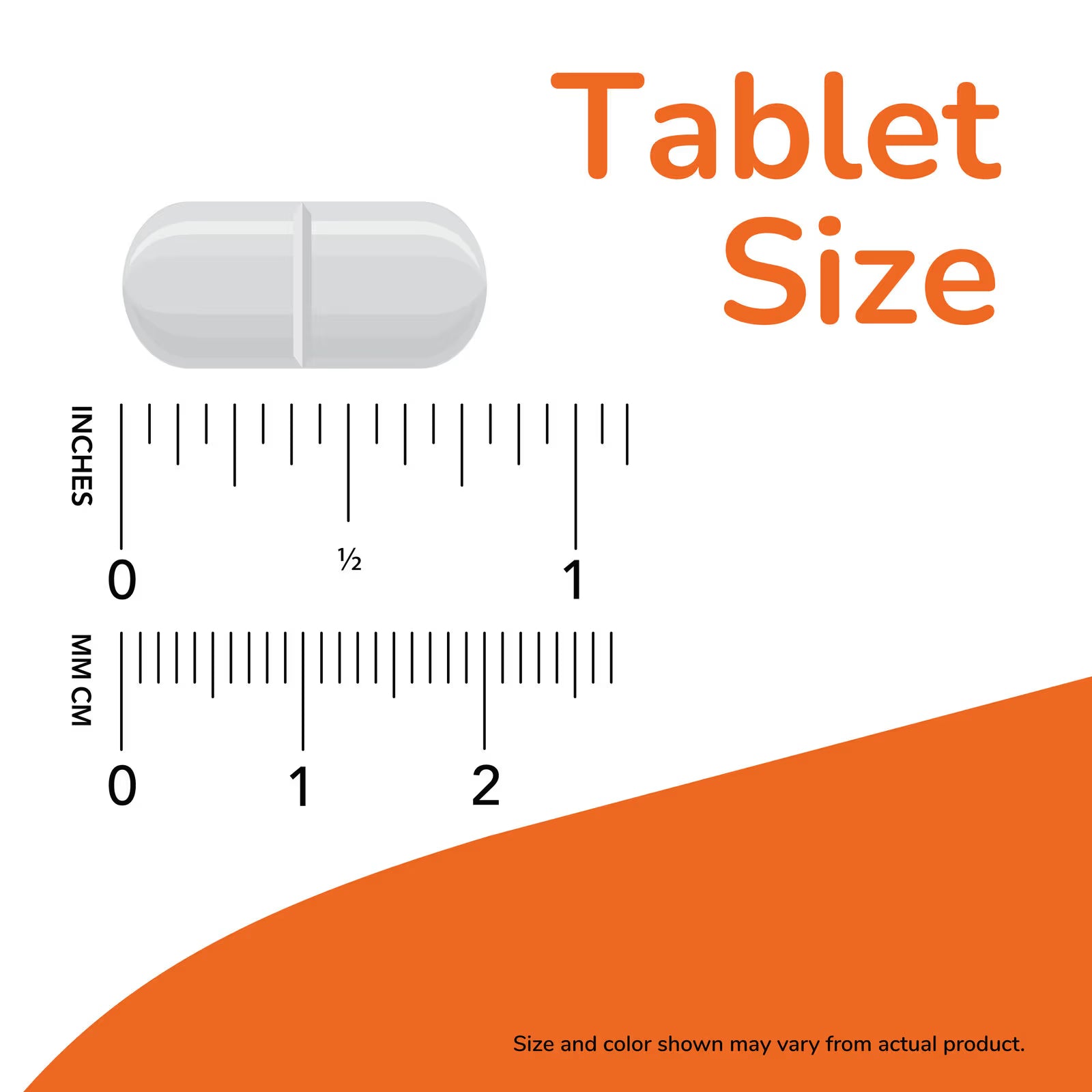 NOW Foods SAMe 400mg Tablet Size Reference – Approximately 1 inch (2cm) – Size and Color May Vary from Actual Product – docxora.com Pakistan