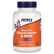 NOW VEGETARIAN GLUCOSAMINE & MSM (120 CAP)