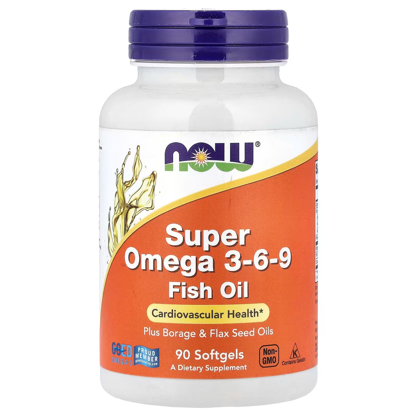 NOW SUPER OMEGA 3-6-9 FISH OIL IMP (90 SOFTGEL)