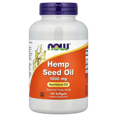 NOW HEMP SEED OIL 1000MG (120 SOFTGELS)