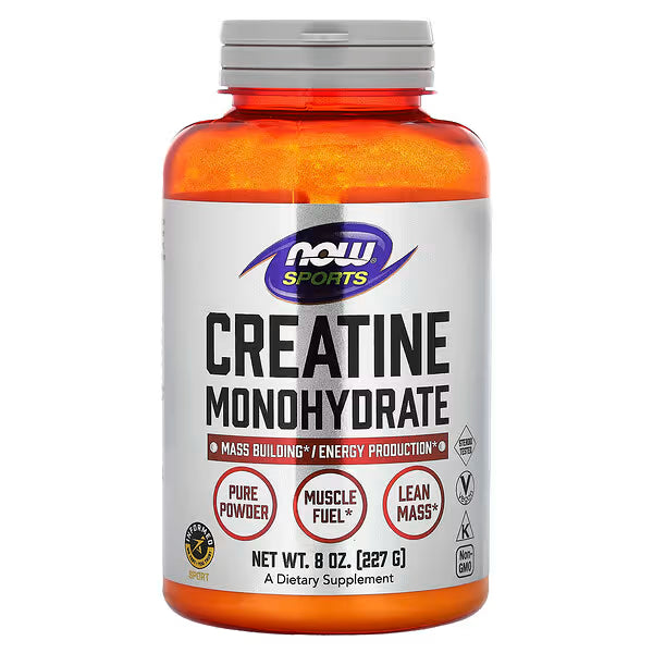 NOW Sports Creatine Monohydrate Powder 227g - Pure Powder, Muscle Fuel, Lean Mass, NSF Informed Sport Certified, Vegan, Non-GMO - Buy in Pakistan at docxora.com
