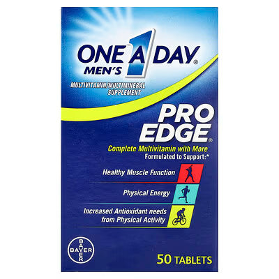 One-A-Day, Men's Pro Edge®, Complete Multivitamin, 50 Tablets (Usa Imported)